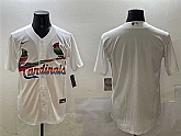 Men's St. Louis Cardinals Blank White Cool Base Stitched Jersey,baseball caps,new era cap wholesale,wholesale hats